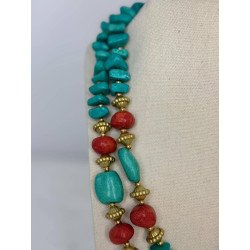 Collar Turquesa | Collar Piedras | Collar Mujer