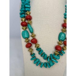 Collar Turquesa | Collar Piedras | Collar Mujer