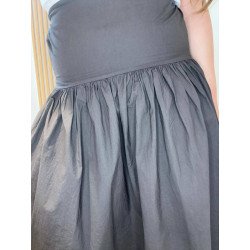 Falda Asimétrica Marrón | Falda Marrón Chocolate | Falda Mujer