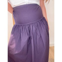 Falda Asimétrica Morada | Falda Morada | Falda Mujer
