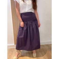 Falda Asimétrica Morada | Falda Morada | Falda Mujer