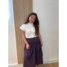 Falda Asimétrica Morada | Falda Morada | Falda Mujer
