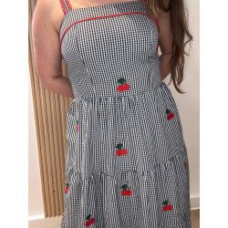 Vestido Cereza | Vestido Vichy | Vestido Mujer