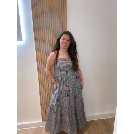 Vestido Cereza | Vestido Vichy | Vestido Mujer