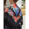 Mantón Maestranza Negro | Mantón Negro | Mantón Algodón