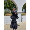 Mantón Maestranza Negro | Mantón Negro | Mantón Algodón