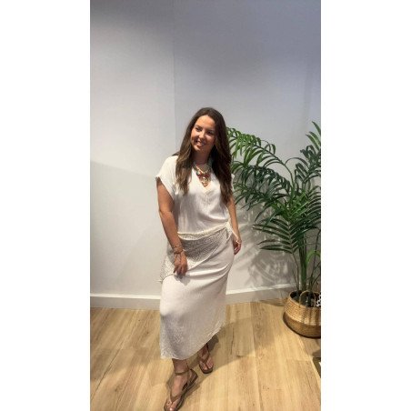 Vestido Pañuelo Beige | Vestido Beige | Vestido Mujer