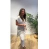 Vestido Pañuelo Beige | Vestido Beige | Vestido Mujer