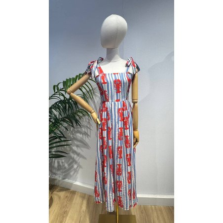 Vestido Langosta | Vestido Estampado | Vestido Mujer