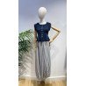 Pantalón Bombacho Azul | Pantalón Bombacho Rayas | Pantalón Mujer