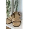 Sandalia Don Algodón | Sandalia Beige | Sandalia Mujer