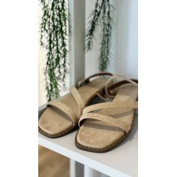 Sandalia Don Algodón | Sandalia Beige | Sandalia Mujer