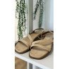 Sandalia Don Algodón | Sandalia Beige | Sandalia Mujer