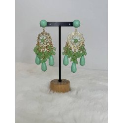 Pendientes Lágrimas Verde Agua | Pendientes Verde Agua| Pendientes Mujer