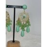 Pendientes Lágrimas Verde Agua | Pendientes Verde Agua| Pendientes Mujer