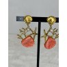 Pendiente Mar Coral | Pendiente Grande | Pendiente Mujer