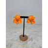 Pendiente Flor Naranja | Pendiente Flor | Pendiente Mujer