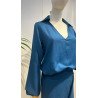 Blusa Bombacha India Azul | Blusa Bombacha | Blusa Mujer