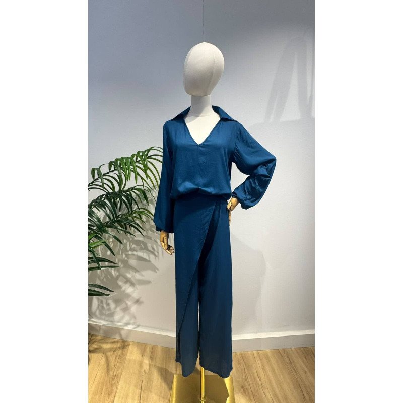 Blusa Bombacha India Azul | Blusa Bombacha | Blusa Mujer