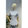 Blusa Cuadros Azul | Blusa Nido Abeja | Blusa Mujer