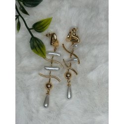 Pendientes Perlas | Pentientes acero inoxidable