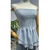 Top Rayas Celeste | Top Rayas | Top Mujer