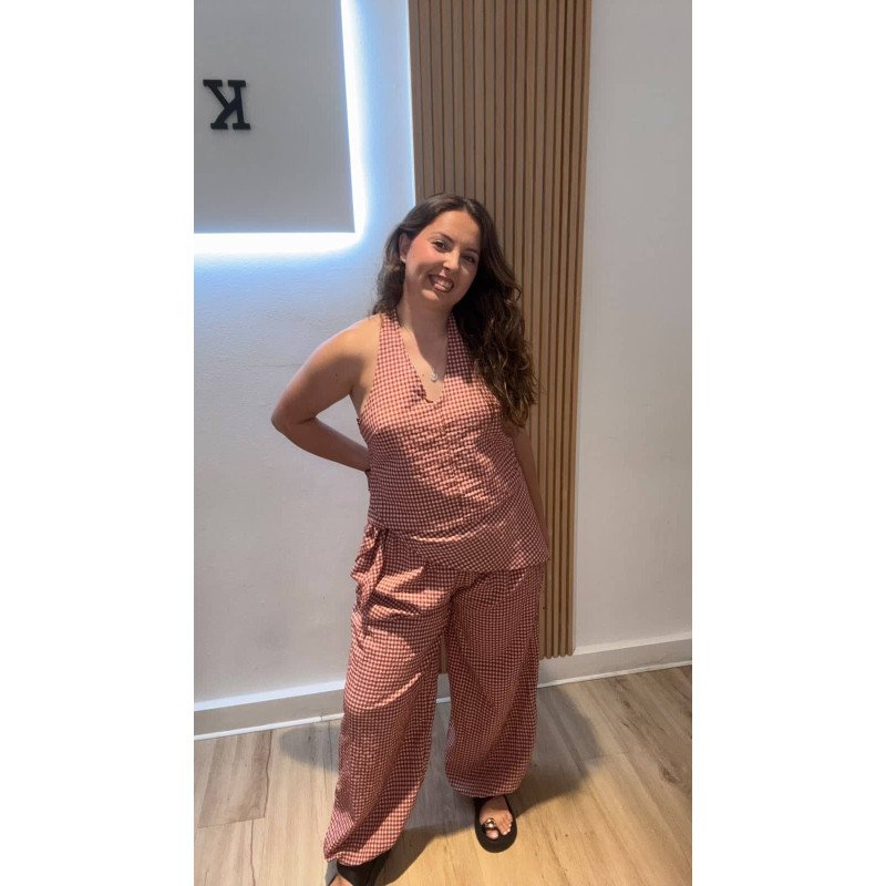 Conjunto Vichy Lazada | Conjunto Pantalón | Conjunto Mujer