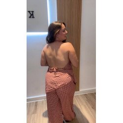 Conjunto Vichy Lazada | Conjunto Pantalón | Conjunto Mujer