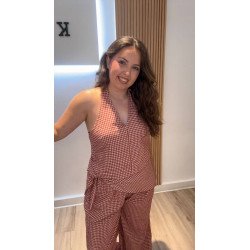 Conjunto Vichy Lazada | Conjunto Pantalón | Conjunto Mujer