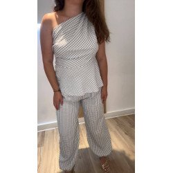 Conjunto Cuadros | Conjunto Pantalón | Conjunto Mujer