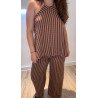 Conjunto Pico Teja | Conjunto Blusa | Conjunto Mujer