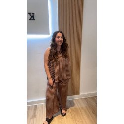 Conjunto Pico Teja | Conjunto Blusa | Conjunto Mujer