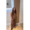 Conjunto Pico Teja | Conjunto Blusa | Conjunto Mujer