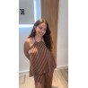 Conjunto Pico Teja | Conjunto Blusa | Conjunto Mujer