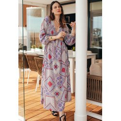 Vestido Cut Out Azul | Vestido Largo | Vestido Mujer