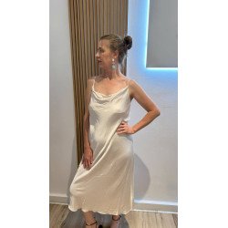 Vestido Lencero Beige | Vestido Lencero | Vestido Mujer