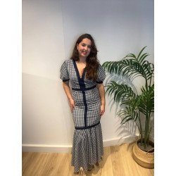 Vestido Vichy Azul | Vestido Cuadros | Vestido Mujer