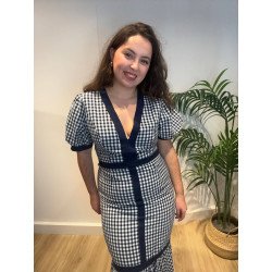 Vestido Vichy Azul | Vestido Cuadros | Vestido Mujer